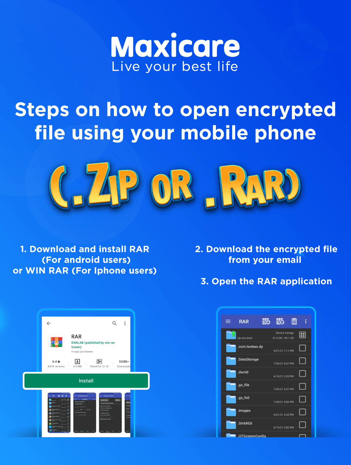 ZIP & RAR file