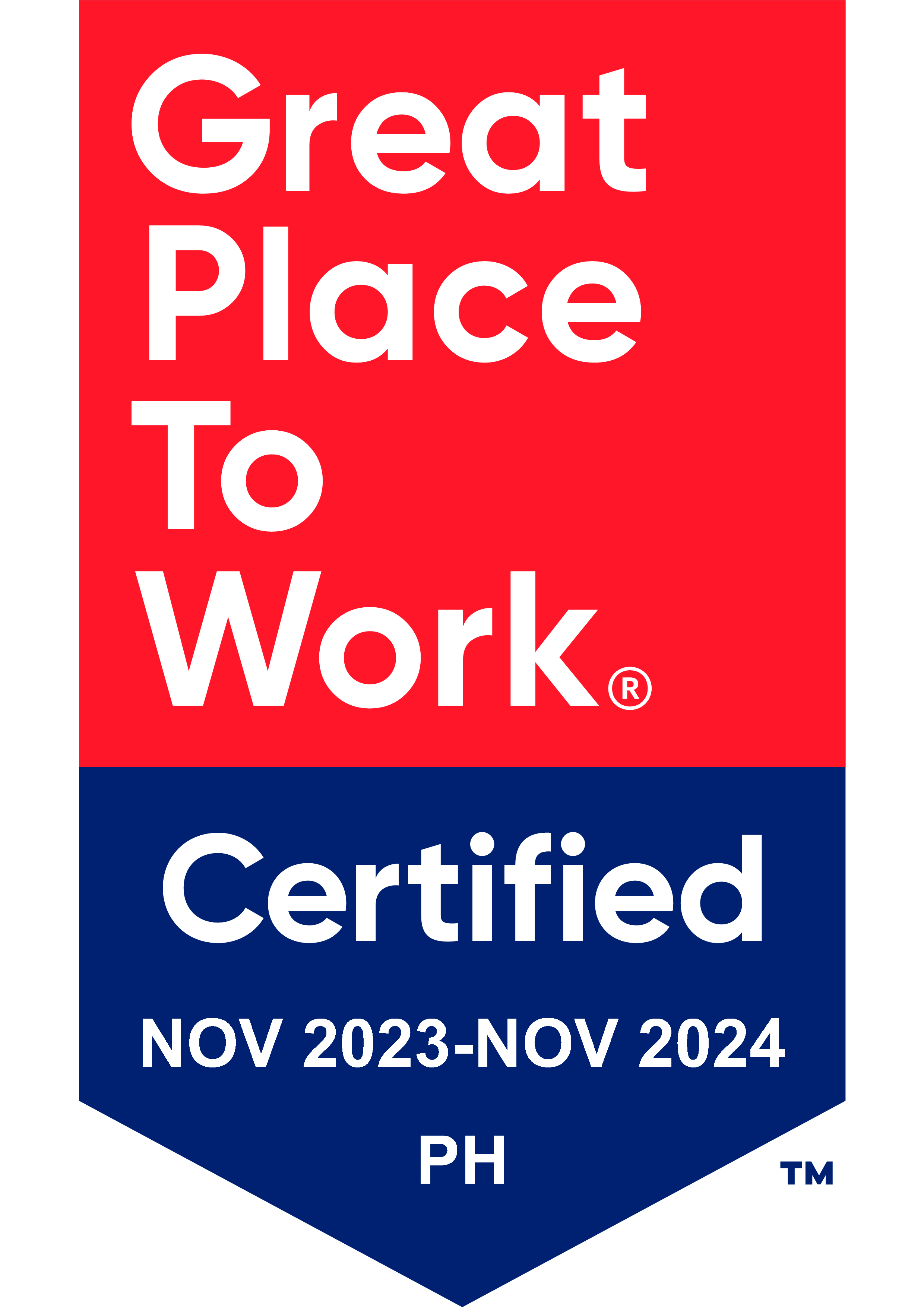 Maxicare - Great Place to Work badge